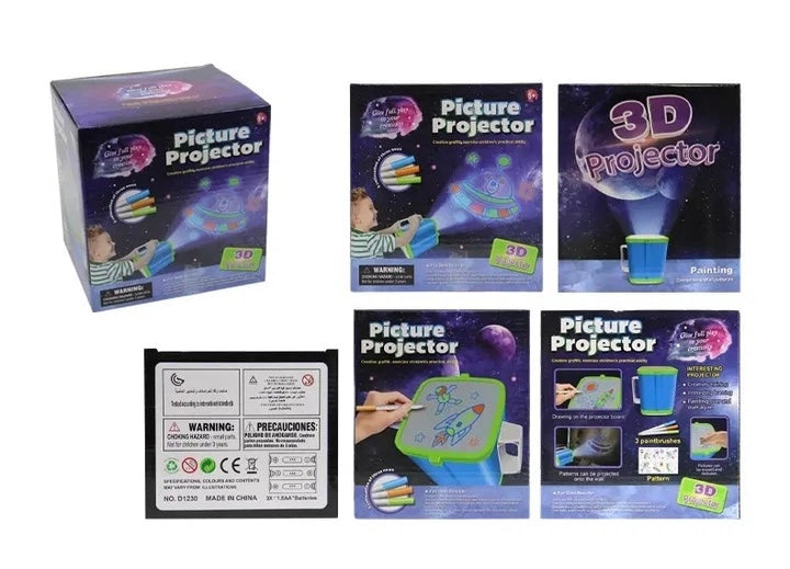 Дечји 3Д пројектор са таблом